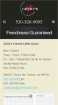 Mobile Screenshot of ghiniscafe.com