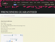 Tablet Screenshot of ghiniscafe.com